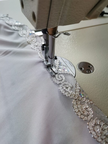 wedding dress sewing